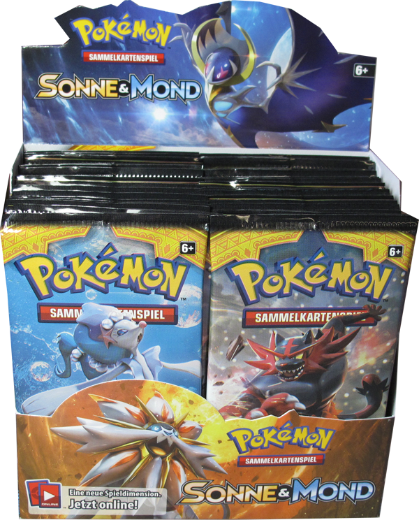 Pokemon Sonne & Mond Booster Display