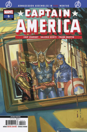 CAPTAIN AMERICA (2025) #5 BEN HARVEY 2ND PRINTING VARIANT