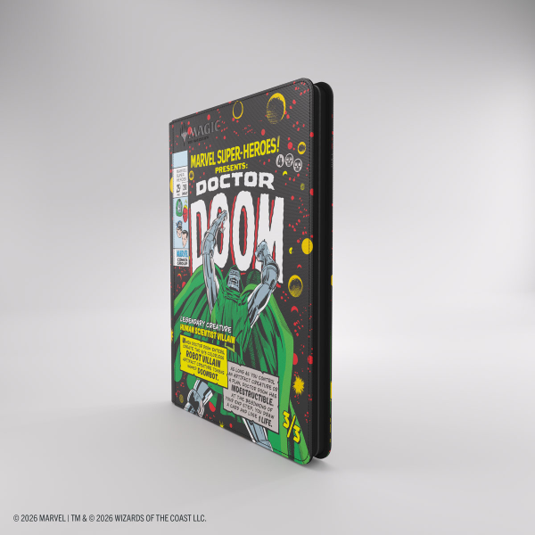 Gamegenic - Magic The Gathering: Mavel Super Heroes - Zip-Up Album 18-Pocket - Doctor Doom