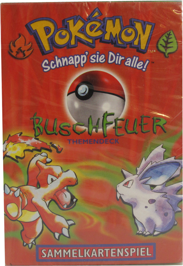 Pokemon Busch Feuer Theme Deck deutsch
