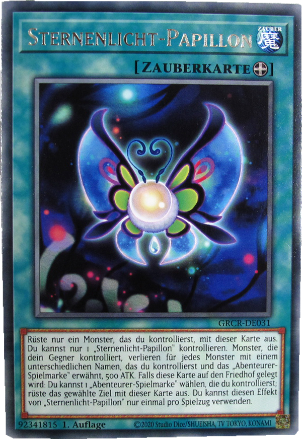 GRCR-DE031 Sternenlicht-Papillon Rare deutsch