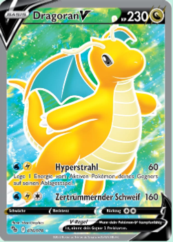 Dragoran-V 076 /78 Ultra Rare - Pokemon Go Deutsch