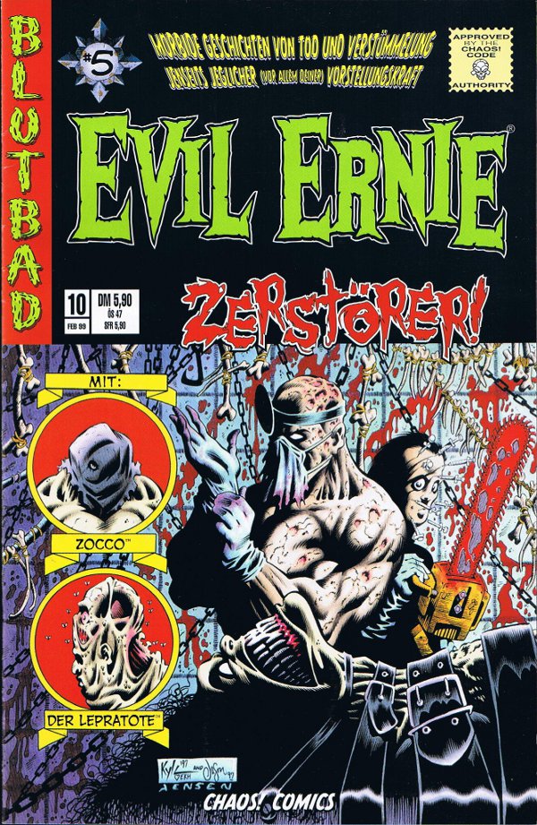 Chaos! Comics Evil Ernie Band 10 Variant Cover-Edition