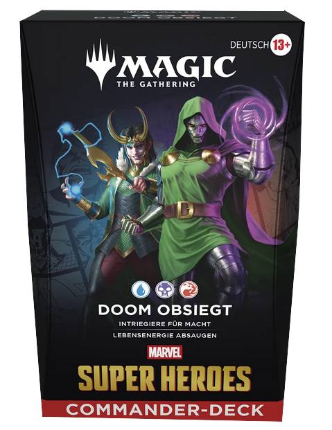 Magic Marvel Super Heroes Doom Obsiegt Commander Deck deutsch