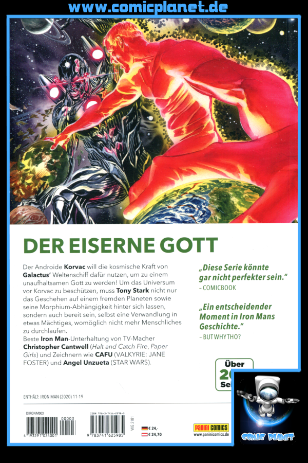 Iron Man: Der Eiserne Band 03 - Mann, Held und Gott