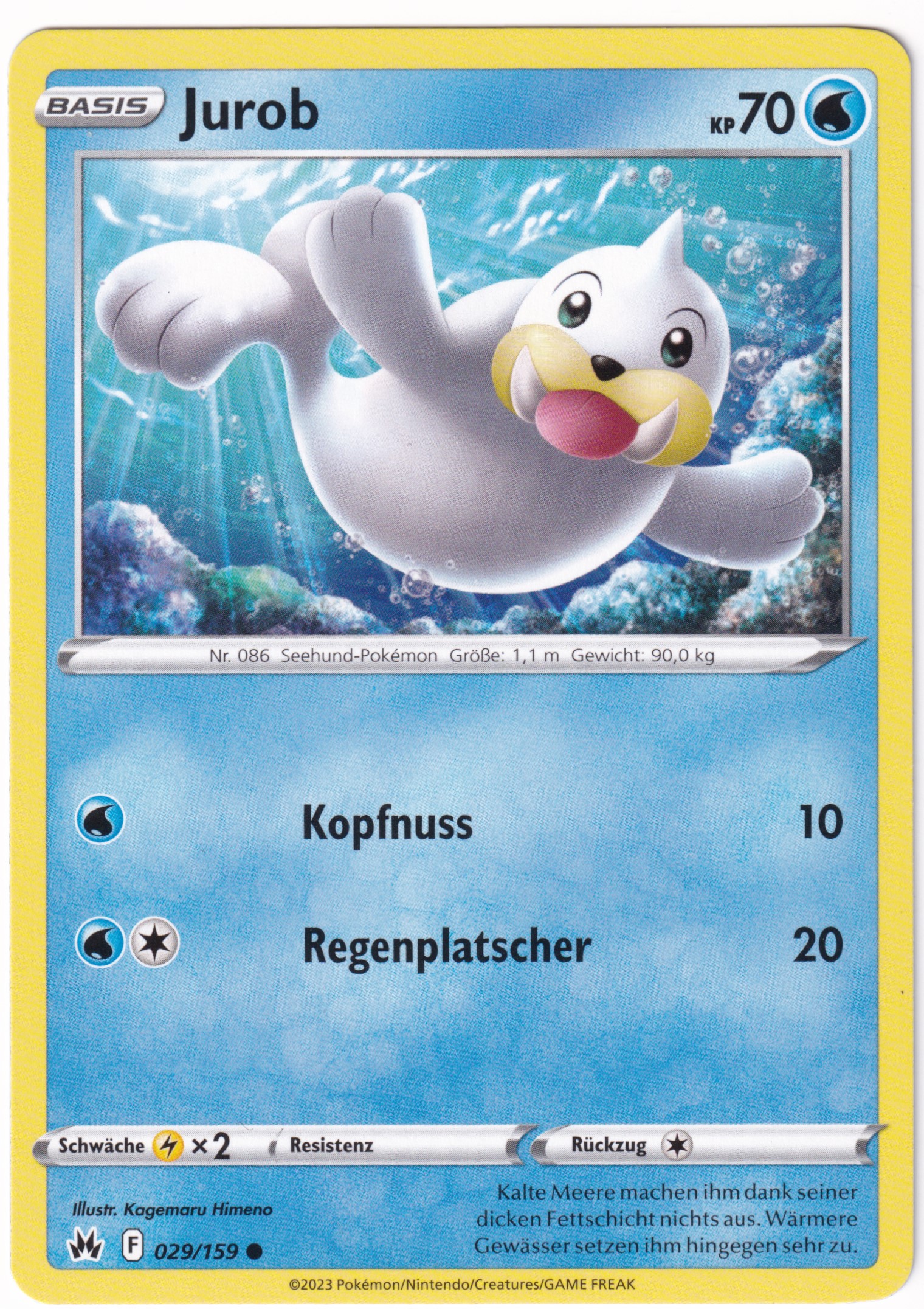 Jurob 029/159 Common Reverse Holo - Zenit der Könige Deutsch