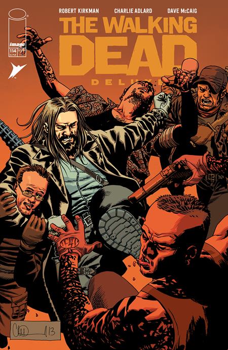 WALKING DEAD DELUXE #114 CVR B CHARLIE ADLARD