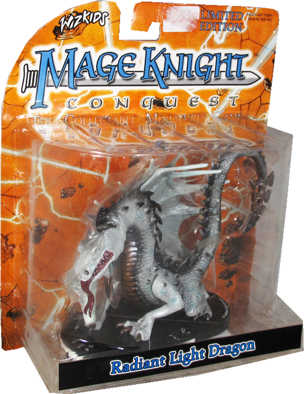 Mage Knight Conquest Radiant Light Dragon Miniatur englisch