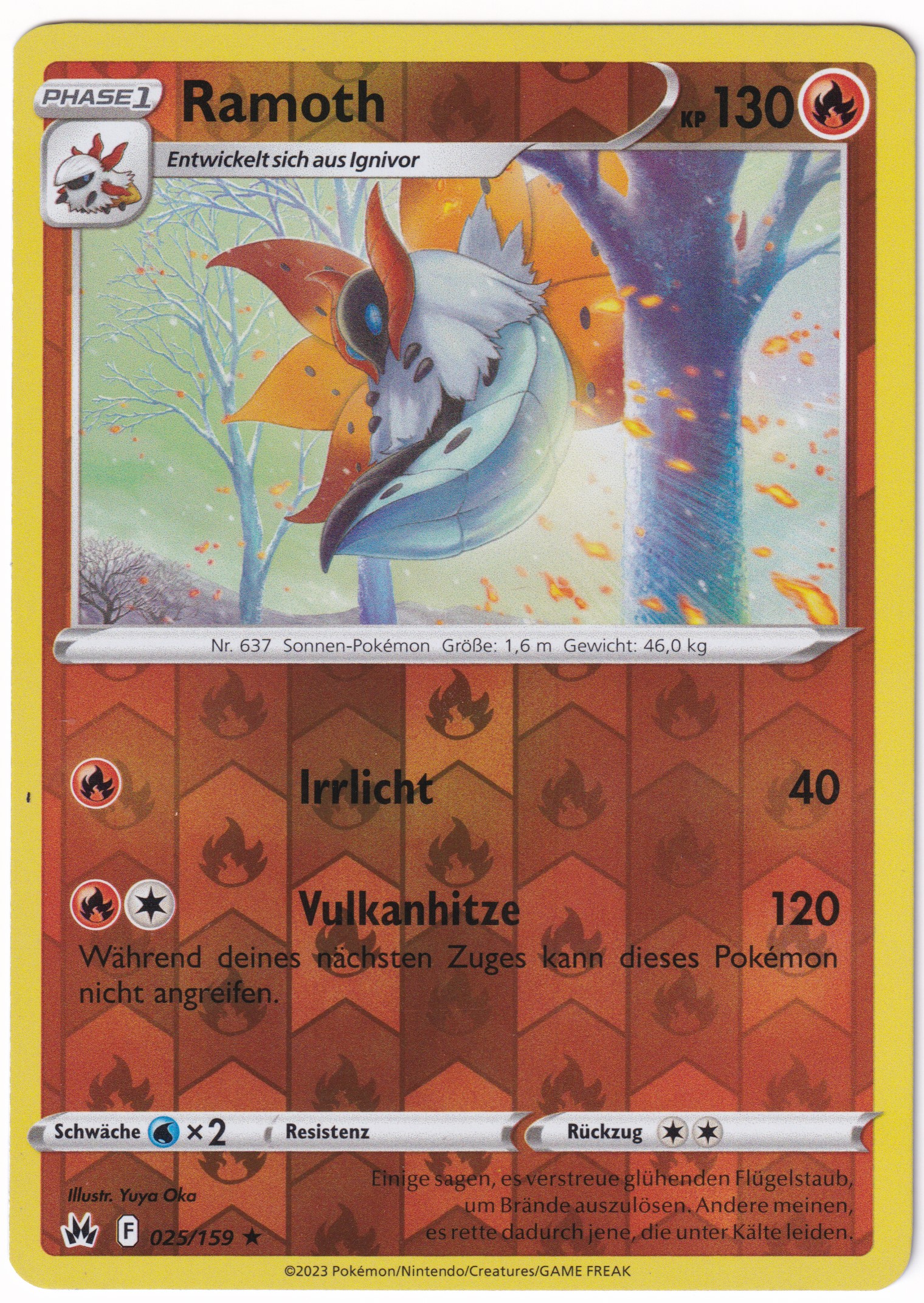 Ramoth 025/159 Rare Reverse Holo - Zenit der Könige Deutsch