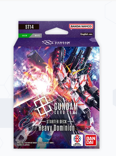 Gundam Card Game Starter Deck ST14 Heavy Dominion englisch