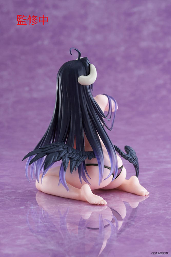 Figur - Overlord - Desktop Cute Figure - Albedo (Swimsuit Ver.) Renewal Edition