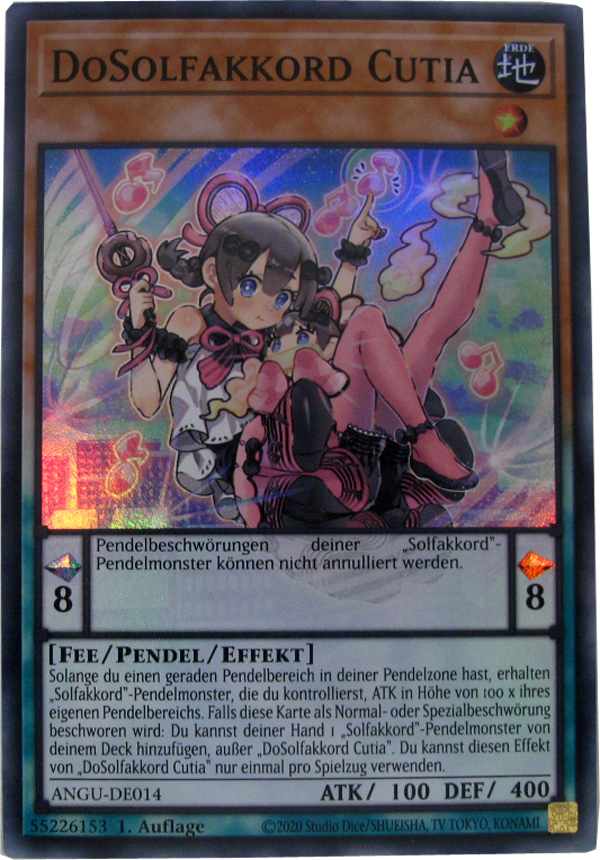 ANGU-DE014 DoSolfakkord Cutia Super Rare deutsch