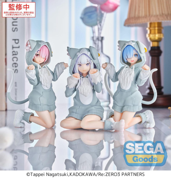Figur - Re:Zero: Starting Life in a Another World - Yumemirize Figure - Ram (Mofumofu Pack)