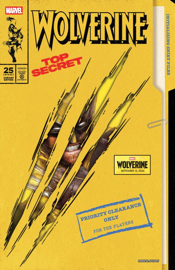 Wolverine (2024) #25 Jock Wolverine Game Variant