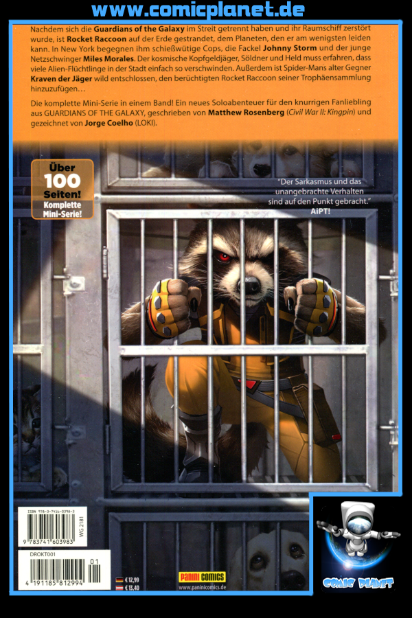 Rocket Raccoon: Sackgasse Erde