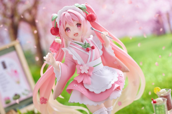 Figur - Hatsune Miku - Newley Written Figure - Sakura Miku (Japanese Cafe Ver.) Reissue