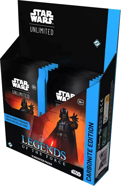 Star Wars: Unlimited - Legends of the Force Carbonite Booster Display englisch