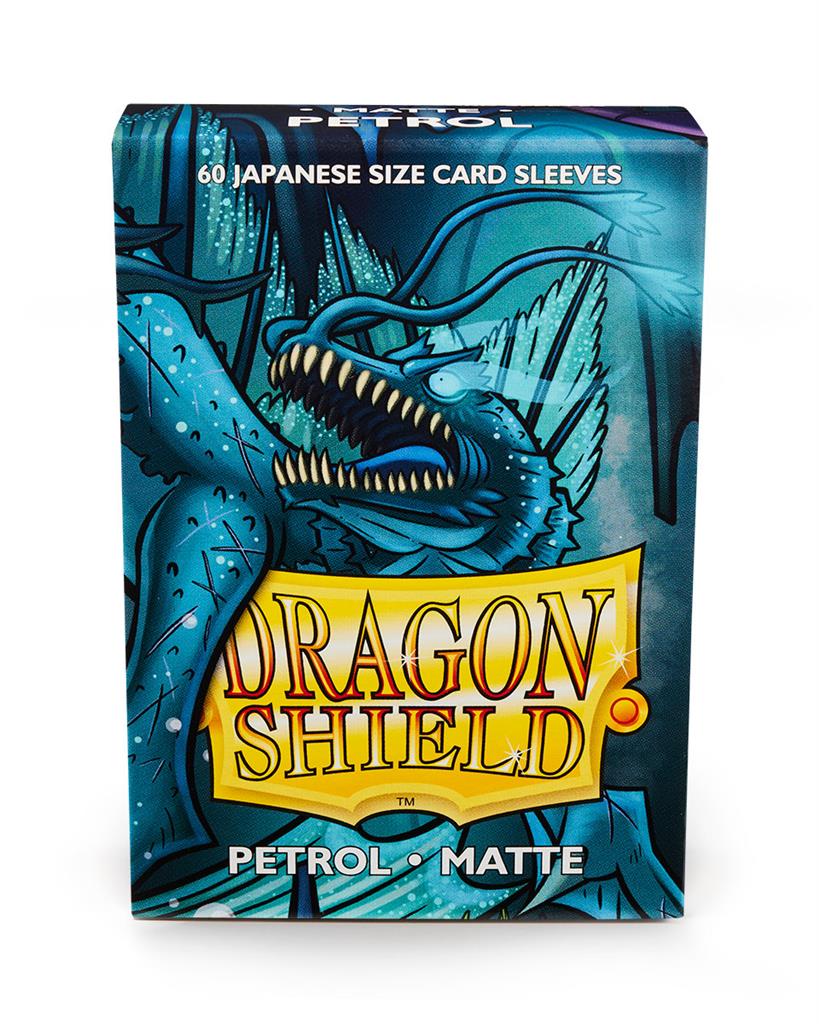 Dragon Shield Small Sleeves - Japanese Matte  Petrol (60 Sleeves)