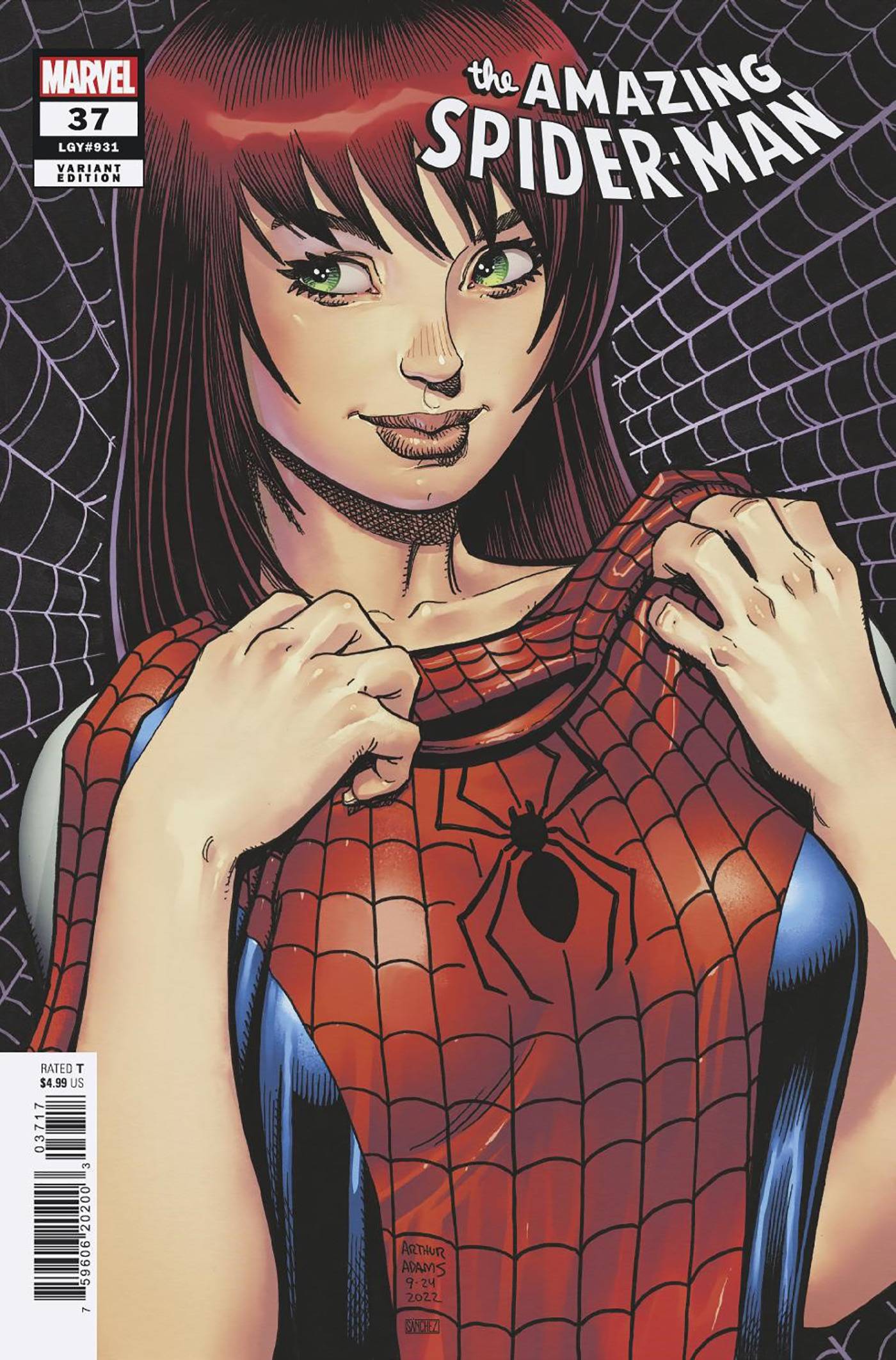 AMAZING SPIDER-MAN (2022) #37 - 1:25 ART ADAMS VAR
