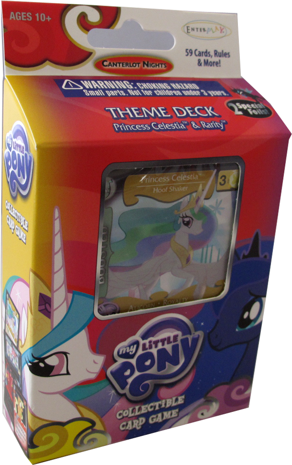 My little Pony Canterlot Nights Theme Deck Princess Celestia & Rarity