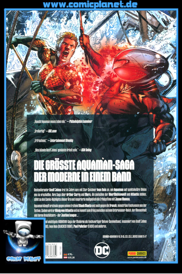 Aquaman von Geoff Johns - Deluxe Edition (HC)