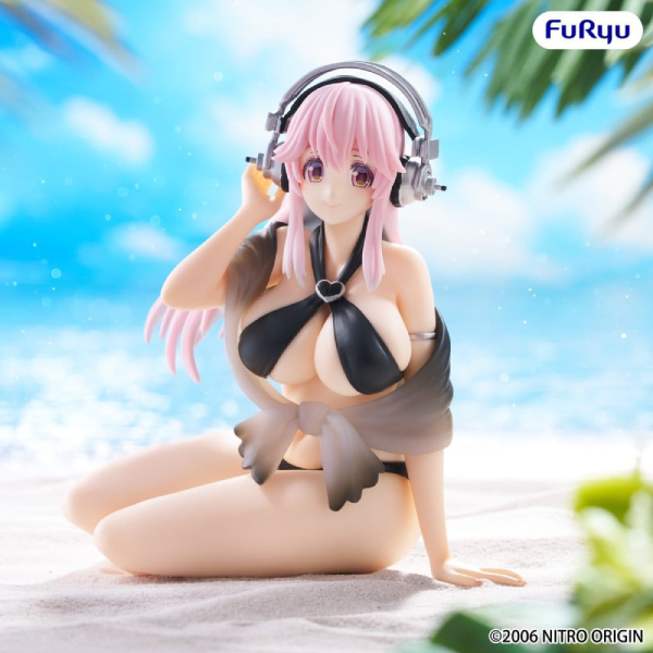 Figur - Super Sonico - Noodle Stopper Figure - Super Sonico Swimsuit (Black Color Ver.)