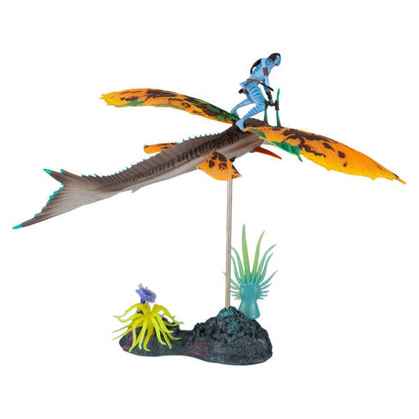 Action Figur - Avatar 2 The Way of Water - World of Pandora - Jake Sully & Skimwing