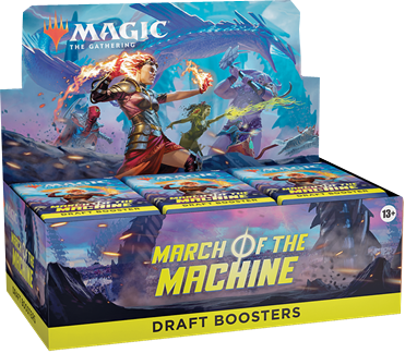 Magic March of the Machine Draft Booster Display englisch