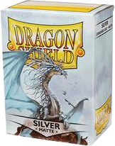 Dragon Shield Standard Sleeves (100) - Matte Silver
