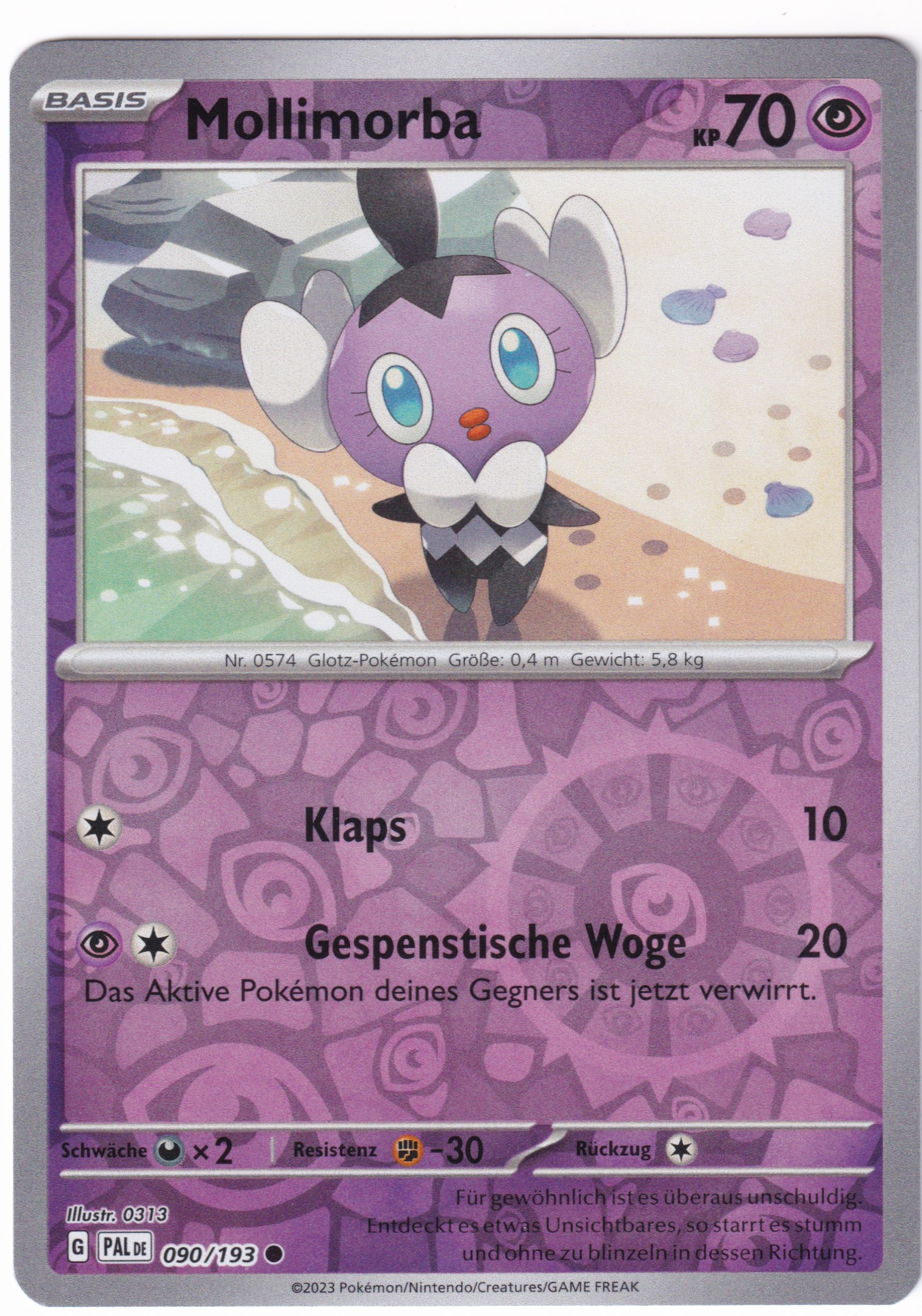 Mollimorba 090/193 Common Reverse Holo - Entwicklungen in Paldea Deutsch