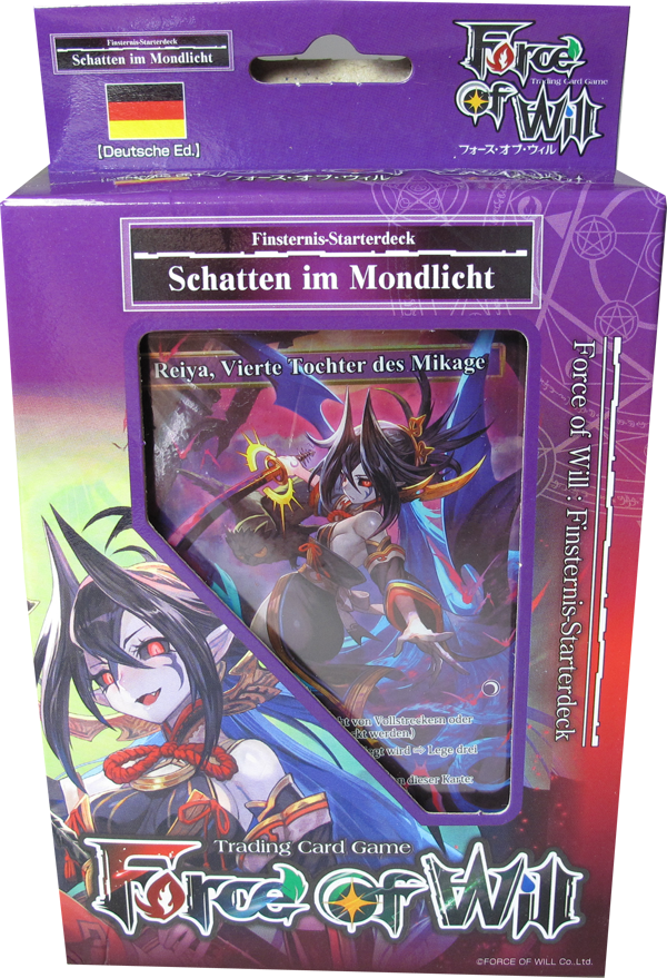 Force of Will Reiya Starter - Finsternis Deck - Schatten im Mondlicht