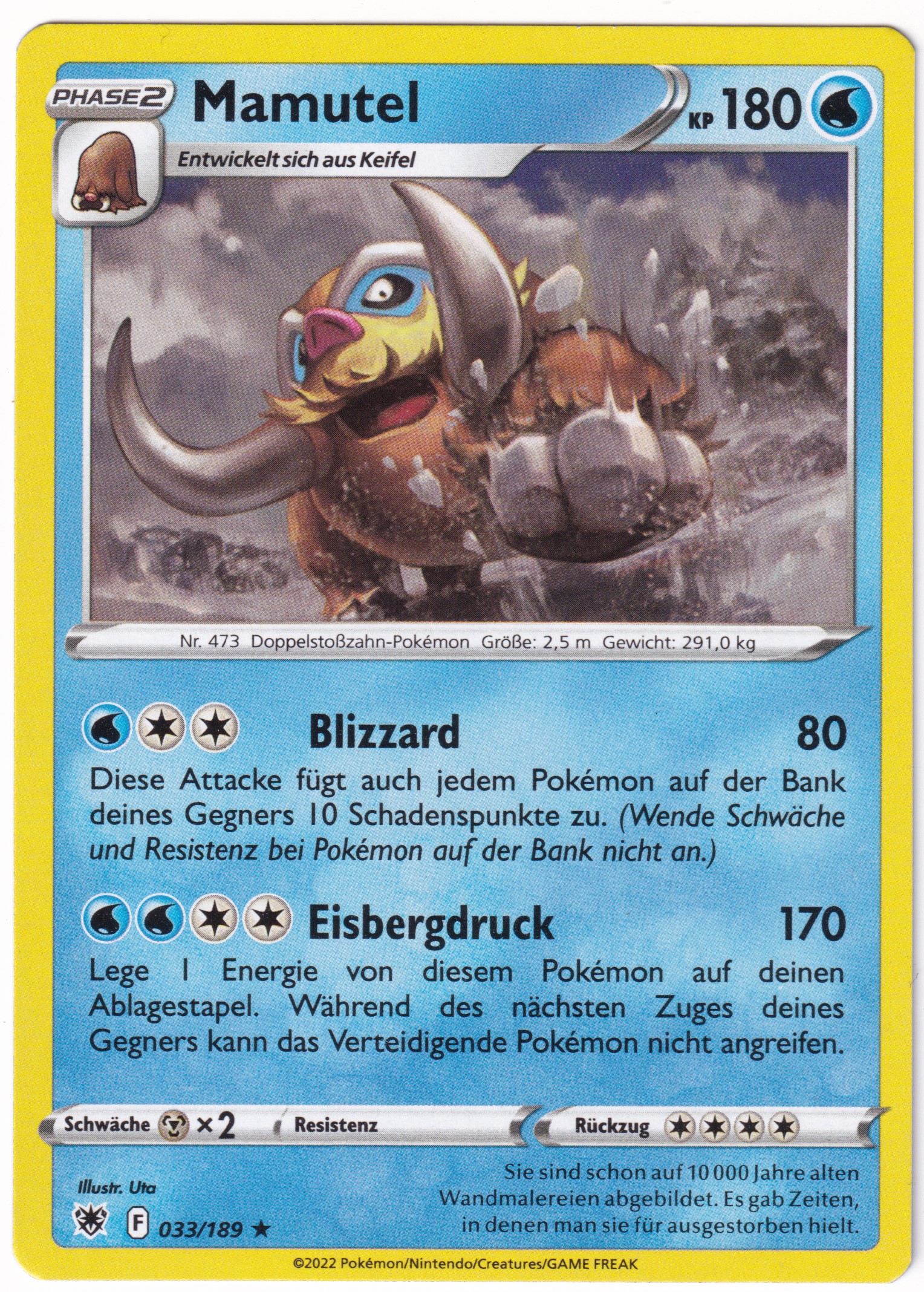 Mamutel 033/189 Rare - Astralglanz Deutsch