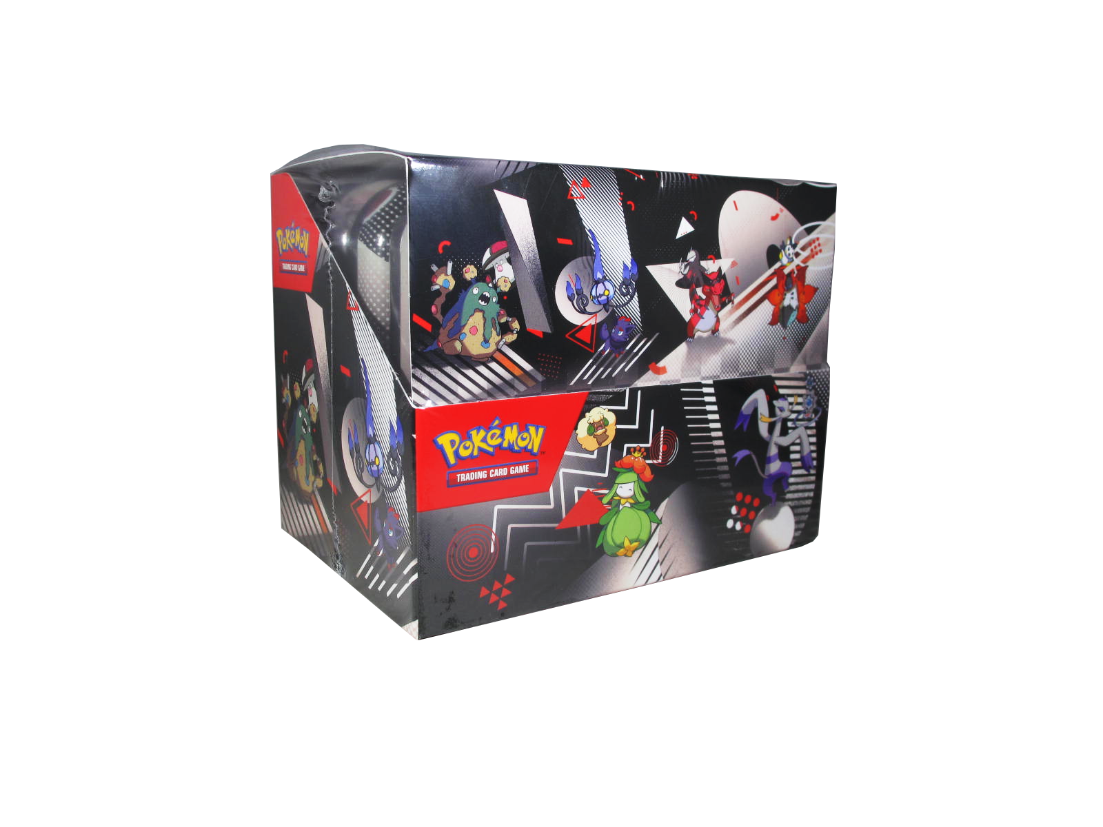 Pokemon Scarlet & Violet 10.5 Black Bolt & White Flare Mini Tin Display englisch