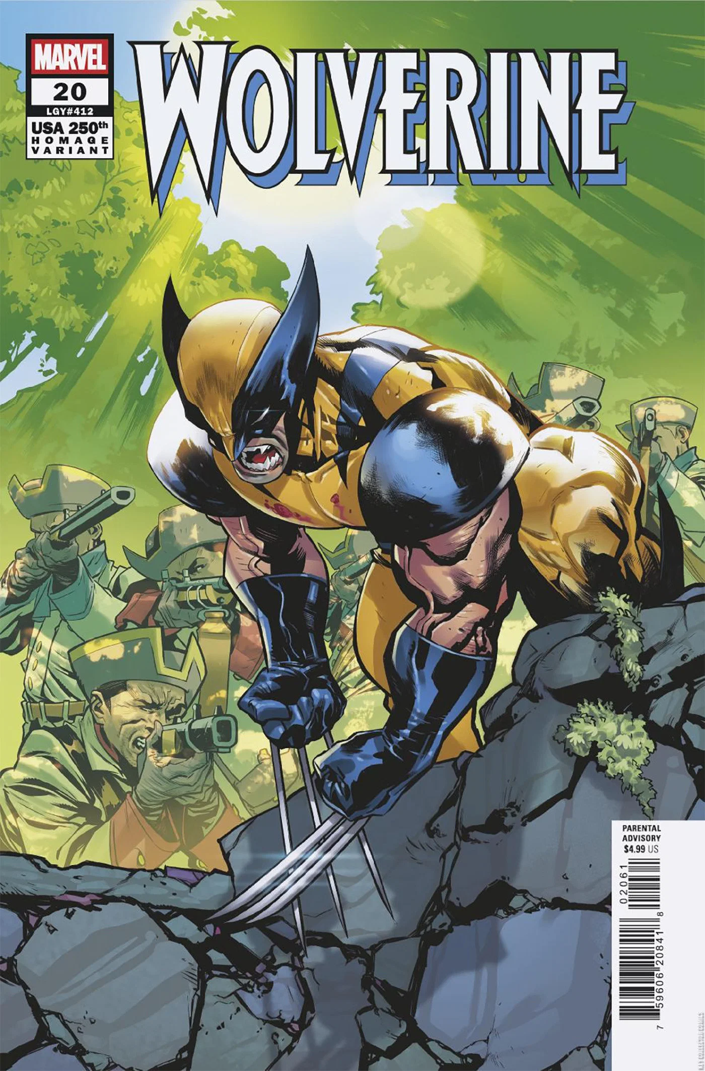 WOLVERINE #20 FRANCESCO MANNA 250TH HOMAGE VARIANT