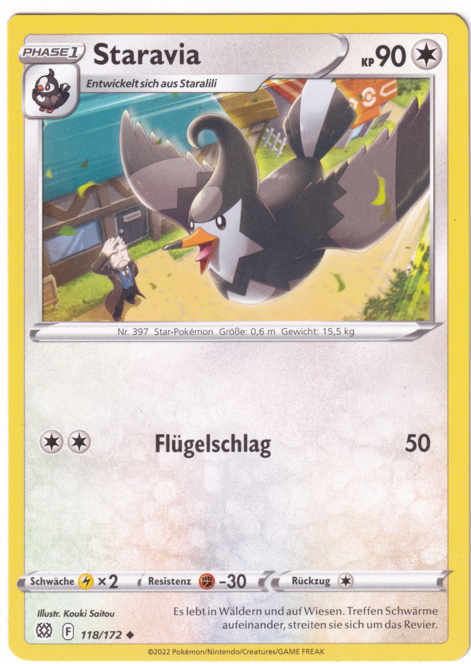 Staravia 118/172 Uncommon - Strahlende Sterne Deutsch