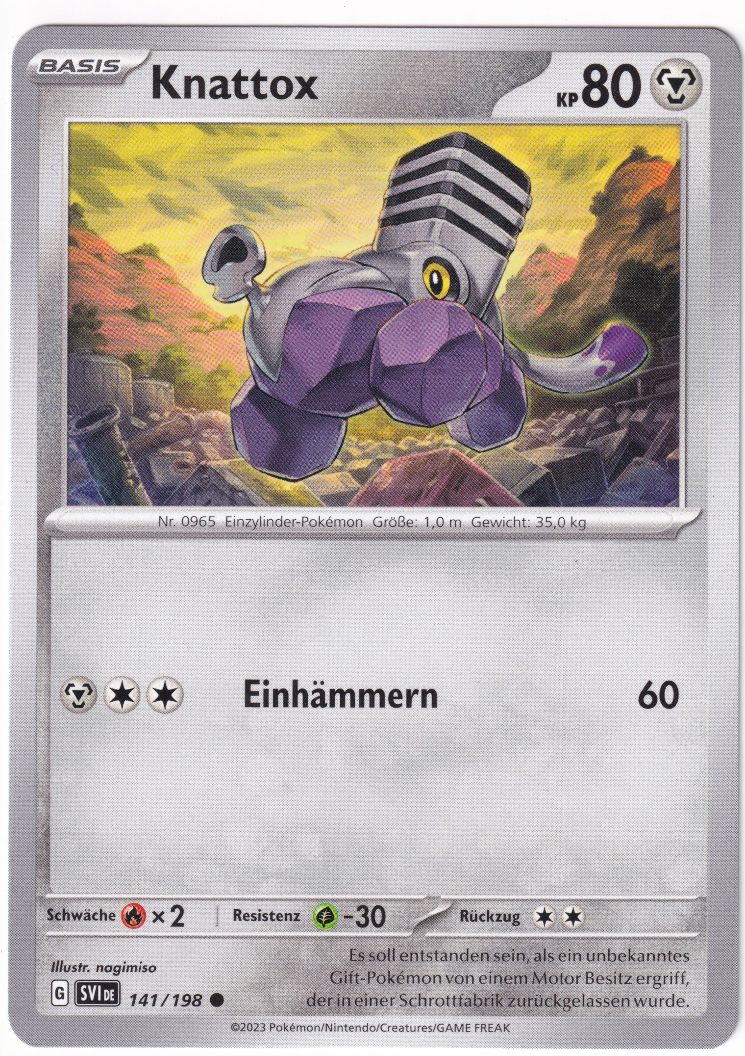 Knattox 141/198 Common - Karmesin & Purpur Deutsch