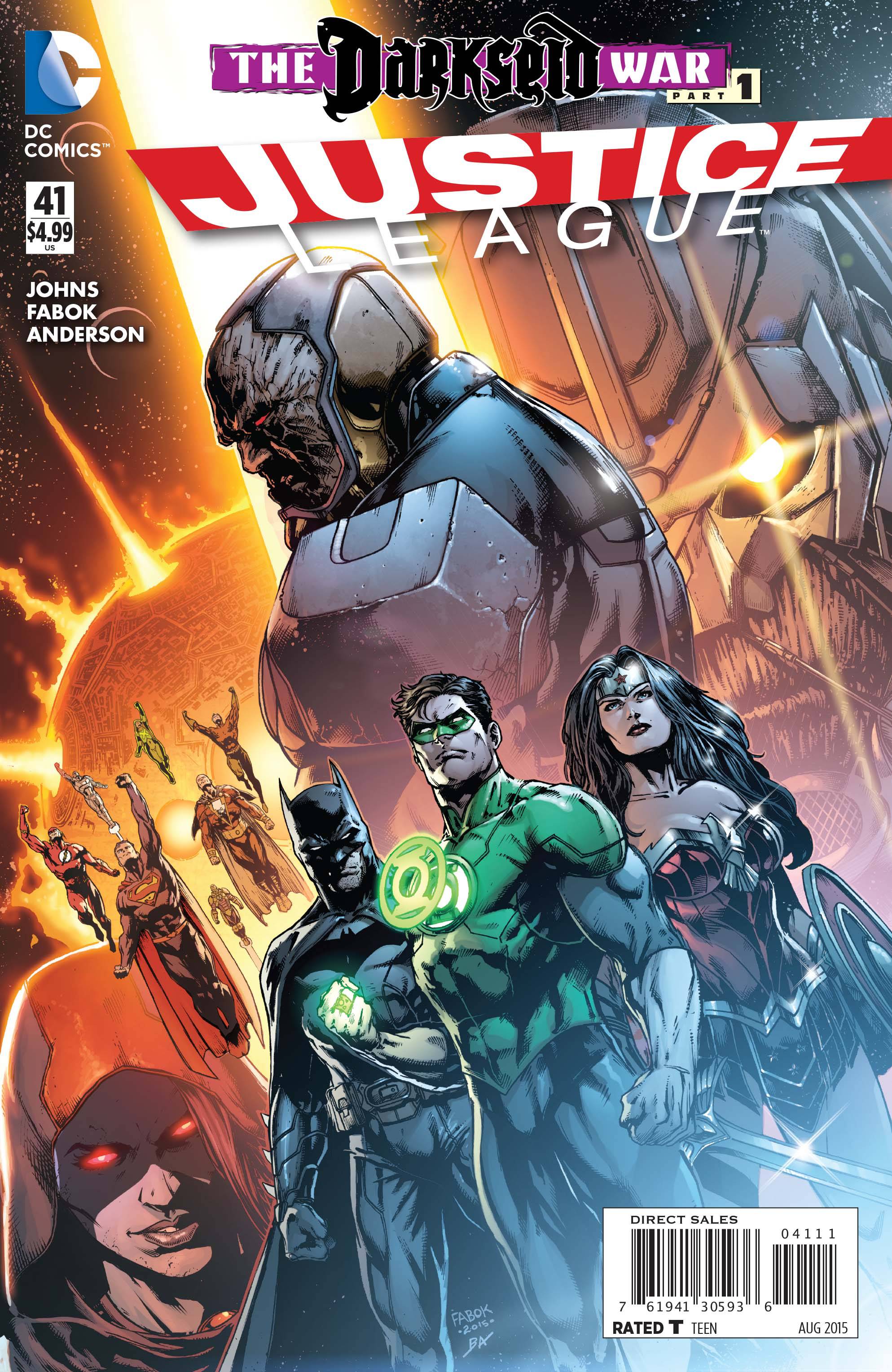 JUSTICE LEAGUE #41 - 1st Myrina Black Appearance