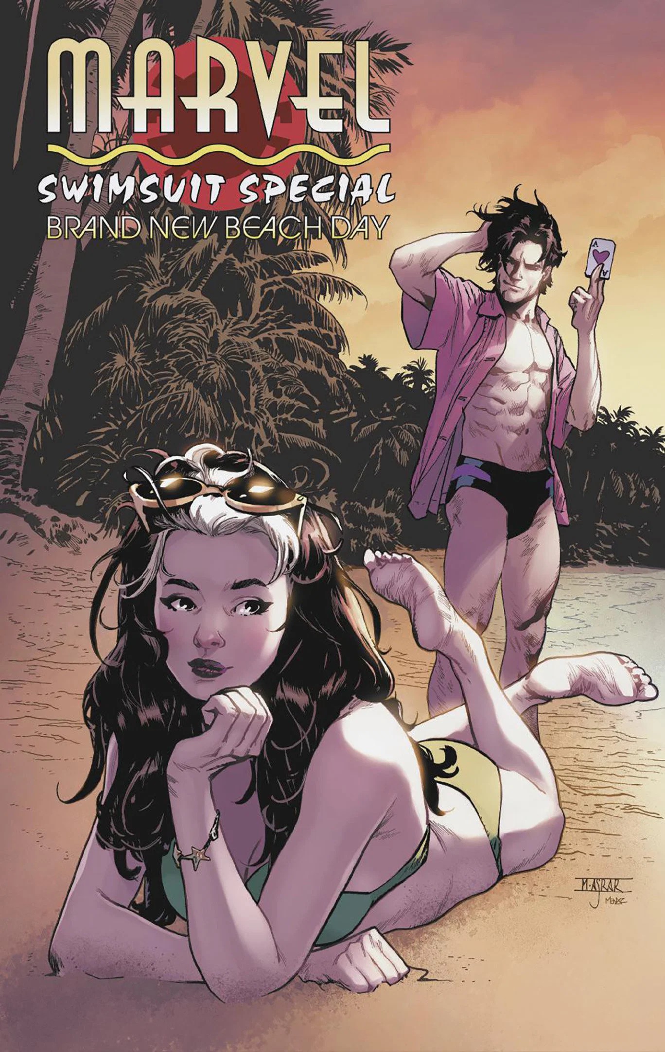 MARVEL SWIMSUIT SPECIAL: BRAND NEW BEACH DAY #1 MAHMUD ASRAR - FOIL - VARIANT