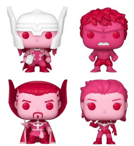 POP: Marvel Happy Valentines Day 4 Pack