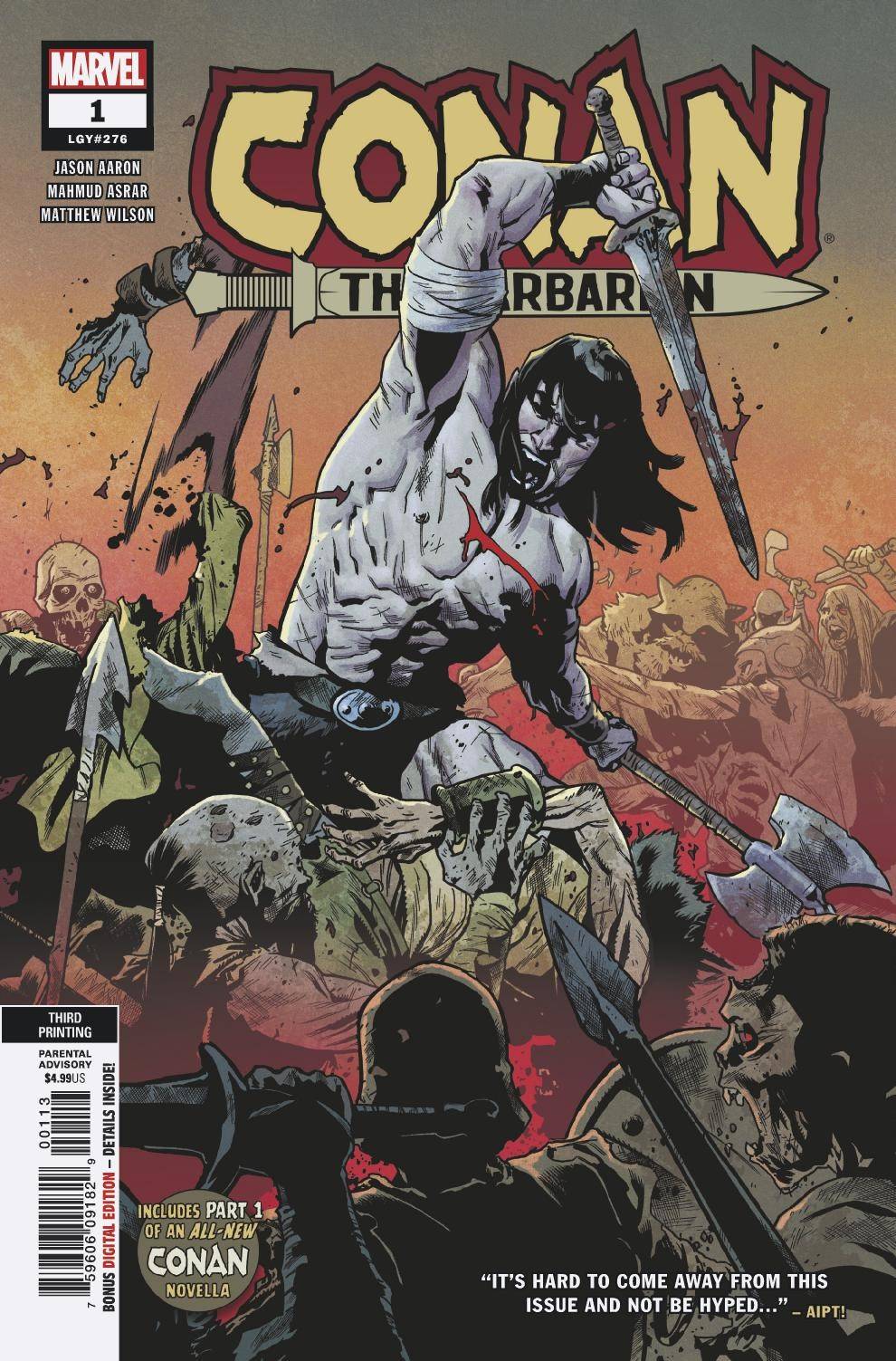 CONAN THE BARBARIAN #1 - 3rd PTG ASRAR VARIANT