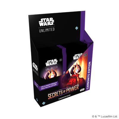 Star Wars: Unlimited - Secrets of Power Carbonite Booster Display englisch