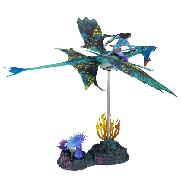Action Figur - Avatar 2 The Way of Water - World of Pandora - Banshee Rider Neytiri