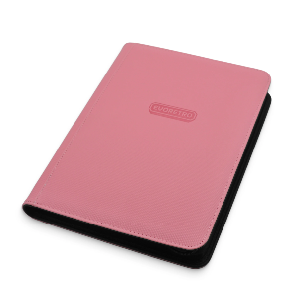 Evoretro 9-Pocket Zipper Binder - Pink