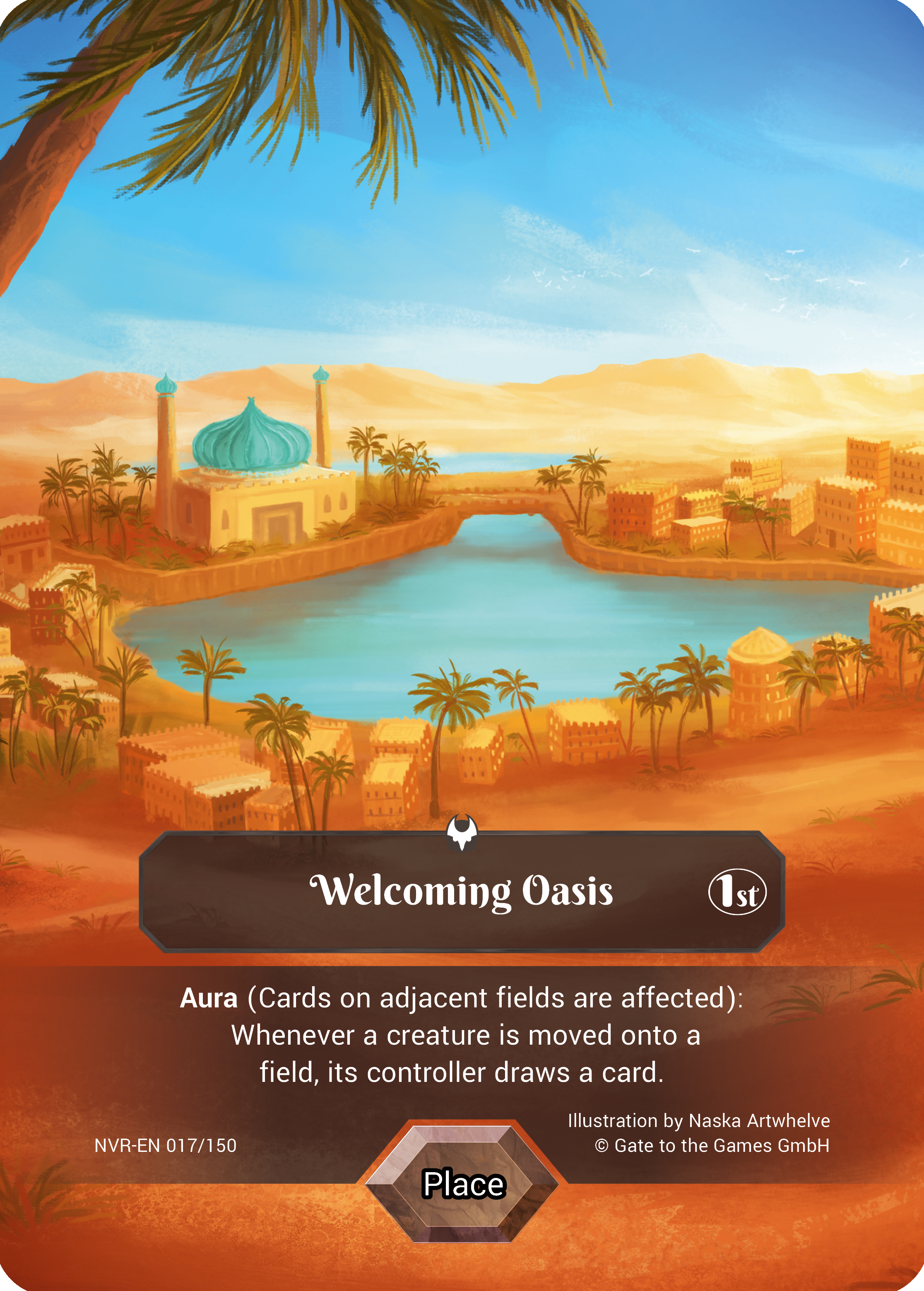 Welcoming Oasis 017/150 Common  - Alpha 1. Edition EN
