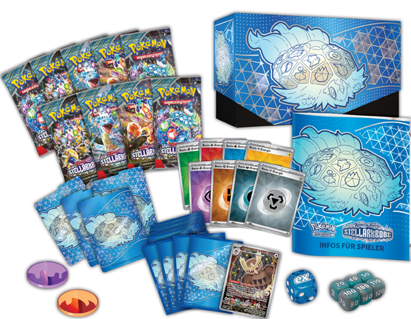 Pokemon Karmesin & Purpur Stellar Krone Top-Trainer-Box deutsch