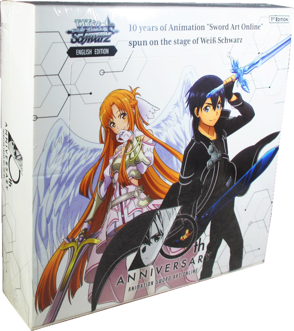 Weiß Schwarz - 10 Anniversary Animation: Sword Art Online 1st Edition Booster Display - englisch