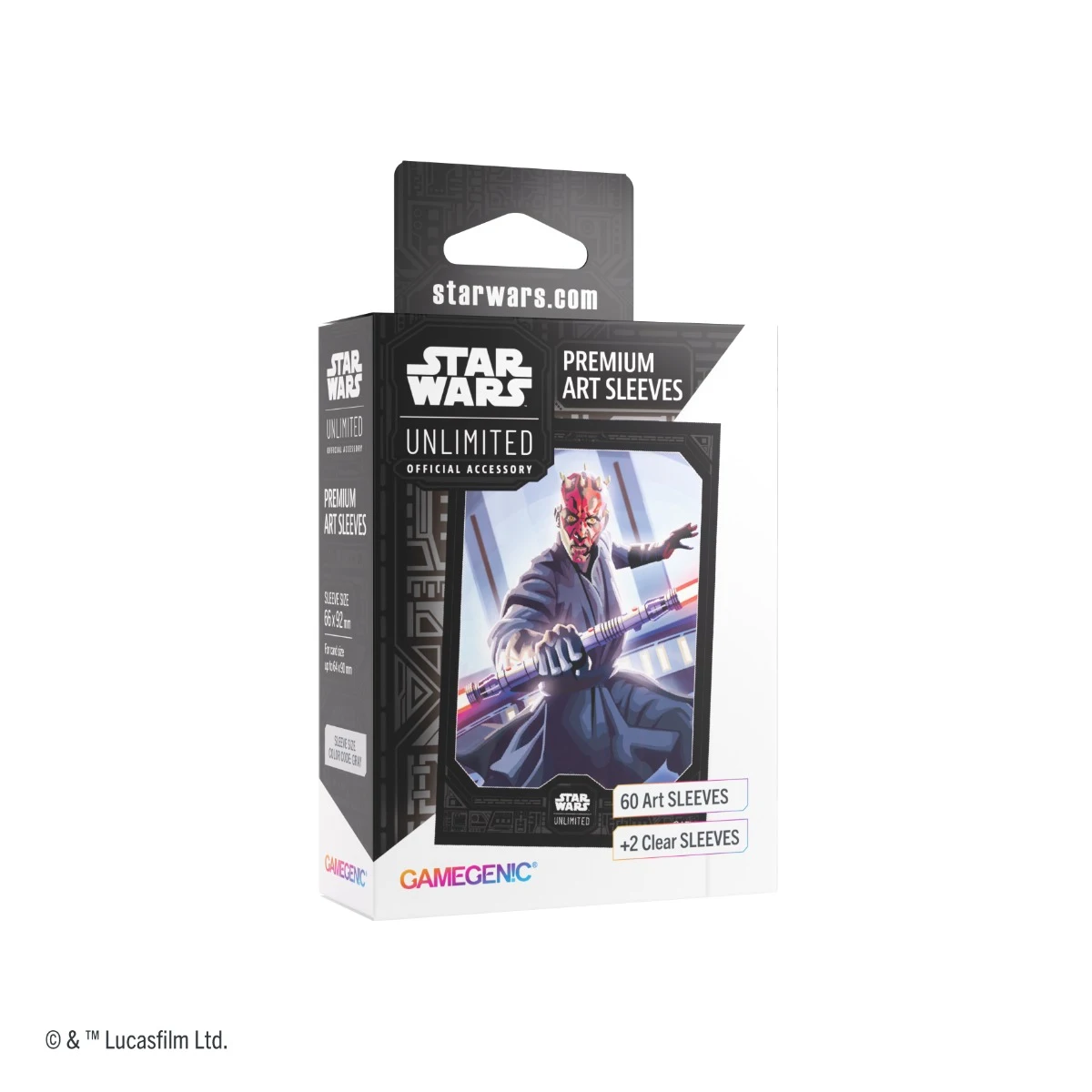 Gamegenic - Star Wars: Unlimited Premium Art Sleeves - Darth Maul