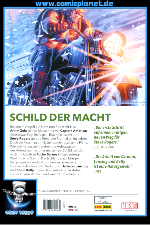 Steve Rogers: Captain America Band 1 - Wächter der Freiheit