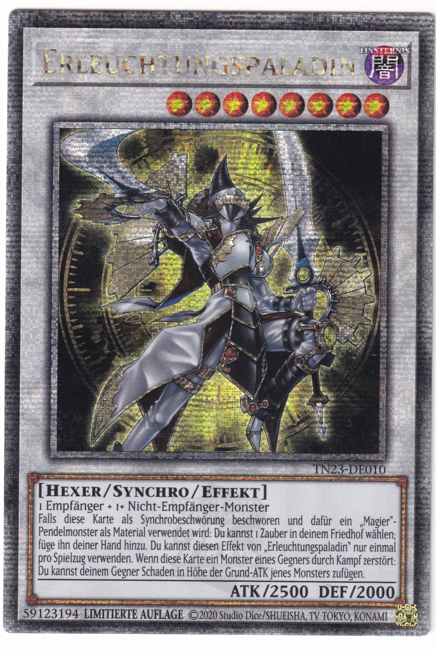 TN23-DE010 Erleuchtungspaladin - Quarter Century Secret Rare deutsch
