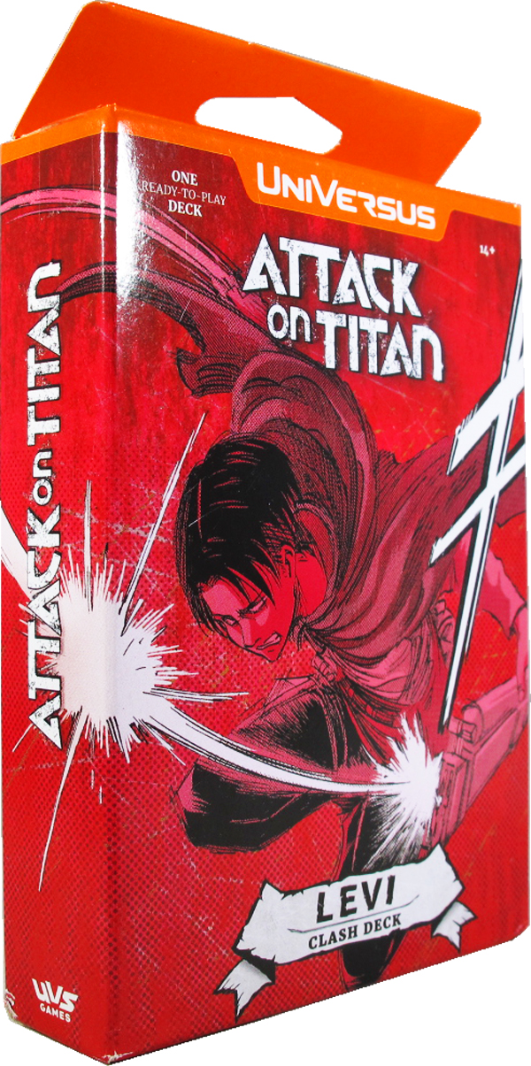 Universus CCG: Attack on Titan "Battle for Humanity" Clahs Deck - Levi englisch (rot)